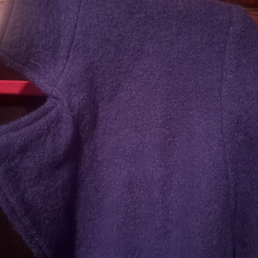 Chicos Buttonless Jacket. 100% Wool - image 2